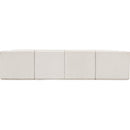 Meridian Ollie Cream Boucle Fabric Modular Sectional IMAGE 3