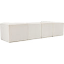  Manufacturer Color_Cream -- Ollie 128" Cream Boucle Fabric Upholstered 5 pc Modular Sectional IMAGE 4