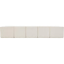  Manufacturer Color_Cream -- Ollie 158" Cream Boucle Fabric Upholstered 6 pc Modular Sectional IMAGE 3