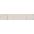 Meridian Ollie Cream Boucle Fabric Modular Sectional IMAGE 3