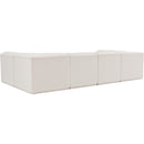  Manufacturer Color_Cream -- Ollie 128" Cream Boucle Fabric Upholstered 6 pc Modular Sectional IMAGE 3