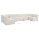  Manufacturer Color_Cream -- Ollie 158" Cream Boucle Fabric Upholstered 7 pc Modular Sectional IMAGE 13