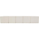 Meridian Ollie Cream Boucle Fabric Modular Sectional IMAGE 3