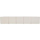  Manufacturer Color_Cream -- Ollie 158" Cream Boucle Fabric Upholstered 7 pc Modular Sectional IMAGE 3
