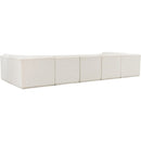  Manufacturer Color_Cream -- Ollie 158" Cream Boucle Fabric Upholstered 7 pc Modular Sectional IMAGE 4
