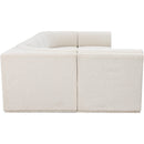  Manufacturer Color_Cream -- Ollie 158" Cream Boucle Fabric Upholstered 7 pc Modular Sectional IMAGE 7