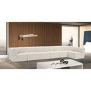  Manufacturer Color_Cream -- Ollie 188" Cream Boucle Fabric Upholstered 7 pc Modular Sectional IMAGE 2