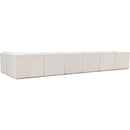  Manufacturer Color_Cream -- Ollie 188" Cream Boucle Fabric Upholstered 7 pc Modular Sectional IMAGE 4