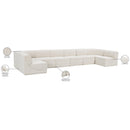  Manufacturer Color_Cream -- Ollie 188" Cream Boucle Fabric Upholstered 8 pc Modular Sectional IMAGE 13