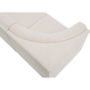 Meridian Ollie Cream Boucle Fabric Modular Sectional IMAGE 11