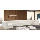  Manufacturer Color_Cream -- Ollie 218" Cream Boucle Fabric Upholstered 9 pc Modular Sectional IMAGE 2