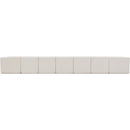 Meridian Ollie Cream Boucle Fabric Modular Sectional IMAGE 3