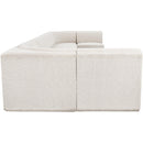  Manufacturer Color_Cream -- Ollie 218" Cream Boucle Fabric Upholstered 9 pc Modular Sectional IMAGE 7