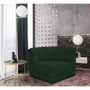  Manufacturer Color_Green -- Ollie Green Boucle Fabric Upholstered Modular Corner Chair IMAGE 2