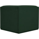  Manufacturer Color_Green -- Ollie Green Boucle Fabric Upholstered Modular Corner Chair IMAGE 3