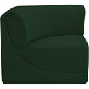  Manufacturer Color_Green -- Ollie Green Boucle Fabric Upholstered Modular Corner Chair IMAGE 5