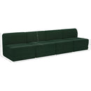 Meridian Ollie Green Boucle Fabric Modular Sofa IMAGE 8