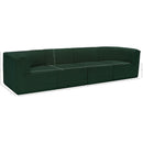  Manufacturer Color_Green -- Ollie 128" Green Boucle Fabric Upholstered 4 pc Modular Sofa IMAGE 12