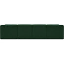 Meridian Ollie Green Boucle Fabric Modular Sofa IMAGE 3
