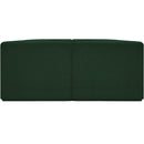Meridian Ollie Green Boucle Fabric Modular Sofa IMAGE 3