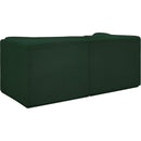 Meridian Ollie Green Boucle Fabric Modular Sofa IMAGE 4