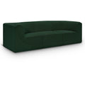  Manufacturer Color_Green -- Ollie 98" Green Boucle Fabric Upholstered 3 pc Modular Sofa IMAGE 1