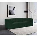  Manufacturer Color_Green -- Ollie 98" Green Boucle Fabric Upholstered 3 pc Modular Sofa IMAGE 2