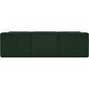 Meridian Ollie Green Boucle Fabric Modular Sofa IMAGE 3