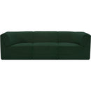  Manufacturer Color_Green -- Ollie 98" Green Boucle Fabric Upholstered 3 pc Modular Sofa IMAGE 5