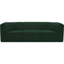 Meridian Ollie Green Boucle Fabric Modular Sofa IMAGE 5