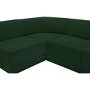  Manufacturer Color_Green -- Ollie 98" Green Boucle Fabric Upholstered 4 pc Modular Sectional IMAGE 12