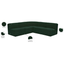  Manufacturer Color_Green -- Ollie 94" Green Boucle Fabric Upholstered 5 pc Modular Sectional IMAGE 11
