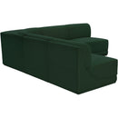  Manufacturer Color_Green -- Ollie 94" Green Boucle Fabric Upholstered 5 pc Modular Sectional IMAGE 4