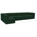  Manufacturer Color_Green -- Ollie 158" Green Boucle Fabric Upholstered 6 pc Modular Sectional IMAGE 15