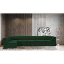  Manufacturer Color_Green -- Ollie 158" Green Boucle Fabric Upholstered 6 pc Modular Sectional IMAGE 2