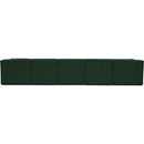  Manufacturer Color_Green -- Ollie 158" Green Boucle Fabric Upholstered 6 pc Modular Sectional IMAGE 3