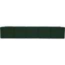 Meridian Ollie Green Boucle Fabric Modular Sectional IMAGE 3
