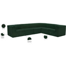 Meridian Ollie Green Boucle Fabric Modular Sectional IMAGE 13