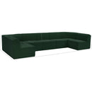  Manufacturer Color_Green -- Ollie 158" Green Boucle Fabric Upholstered 7 pc Modular Sectional IMAGE 13