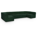  Manufacturer Color_Green -- Ollie 158" Green Boucle Fabric Upholstered 7 pc Modular Sectional IMAGE 1