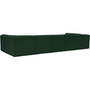  Manufacturer Color_Green -- Ollie 158" Green Boucle Fabric Upholstered 7 pc Modular Sectional IMAGE 4