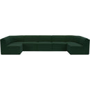  Manufacturer Color_Green -- Ollie 158" Green Boucle Fabric Upholstered 7 pc Modular Sectional IMAGE 5