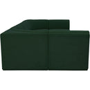  Manufacturer Color_Green -- Ollie 158" Green Boucle Fabric Upholstered 7 pc Modular Sectional IMAGE 7
