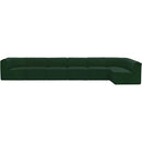  Manufacturer Color_Green -- Ollie 188" Green Boucle Fabric Upholstered 7 pc Modular Sectional IMAGE 5