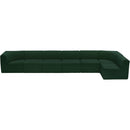  Manufacturer Color_Green -- Ollie 188" Green Boucle Fabric Upholstered 7 pc Modular Sectional IMAGE 6