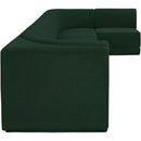  Manufacturer Color_Green -- Ollie 188" Green Boucle Fabric Upholstered 7 pc Modular Sectional IMAGE 7