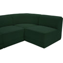  Manufacturer Color_Green -- Ollie 188" Green Boucle Fabric Upholstered 7 pc Modular Sectional IMAGE 8