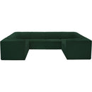  Manufacturer Color_Green -- Ollie 128" Green Boucle Fabric Upholstered 8 pc Modular Sectional IMAGE 5