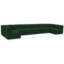  Manufacturer Color_Green -- Ollie 188" Green Boucle Fabric Upholstered 8 pc Modular Sectional IMAGE 12
