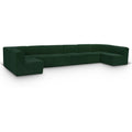  Manufacturer Color_Green -- Ollie 188" Green Boucle Fabric Upholstered 8 pc Modular Sectional IMAGE 1